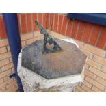 RECONSTITUTED STONE SUNDIAL,