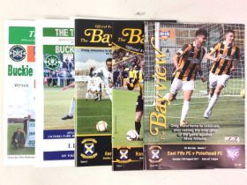 GROUP OF FOOTBALL PROGRAMMES, AND OTHER SPORTING ITEMS