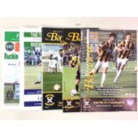 GROUP OF FOOTBALL PROGRAMMES, AND OTHER SPORTING ITEMS