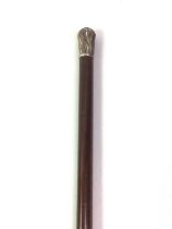 SILVER TOPPED SWAGGER STICK,