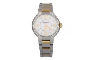 RAYMOND WEIL STAINLESS STEEL QUARTZ WRIST WATCH,