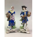 PAIR OF SAMSON PORCELAIN FIGURES,