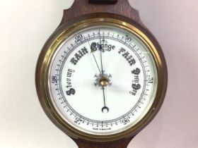 OAK BAROMETER, EARLY 20TH CENTURY