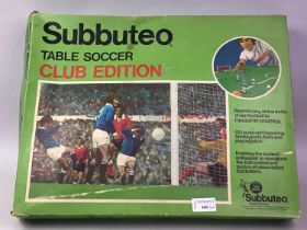 GROUP OF SUBBUTEO ITEMS,