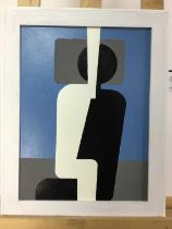 SCOTTISH SCHOOL, TWO ABSTRACT PICTURES