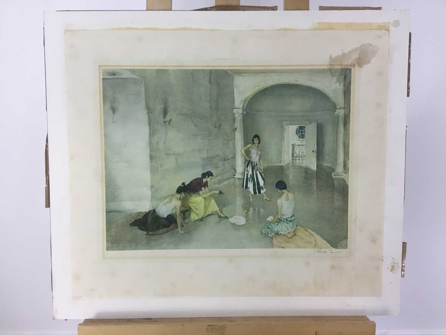 THREE RUSSELL FLINT PRINTS,