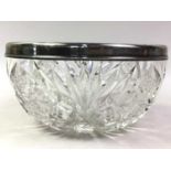 CRYSTAL FRUIT BOWL,