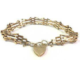 LADY'S BRACELET, AND A GOLD CHAIN