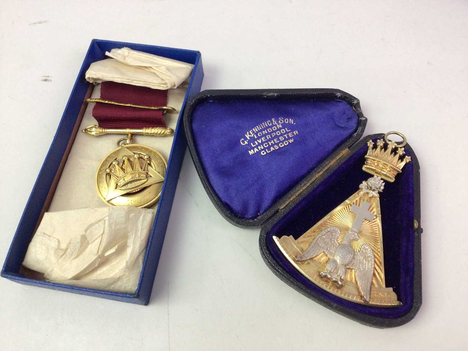 GROUP OF MASONIC ITEMS,