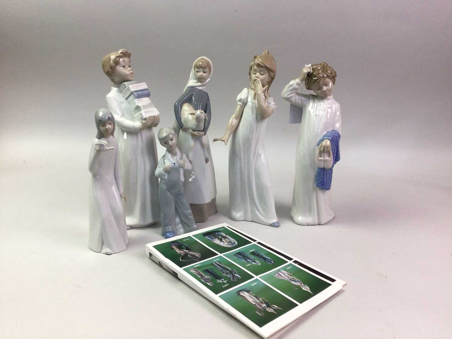 GROUP OF CERAMIC FIGURES, - Image 2 of 2