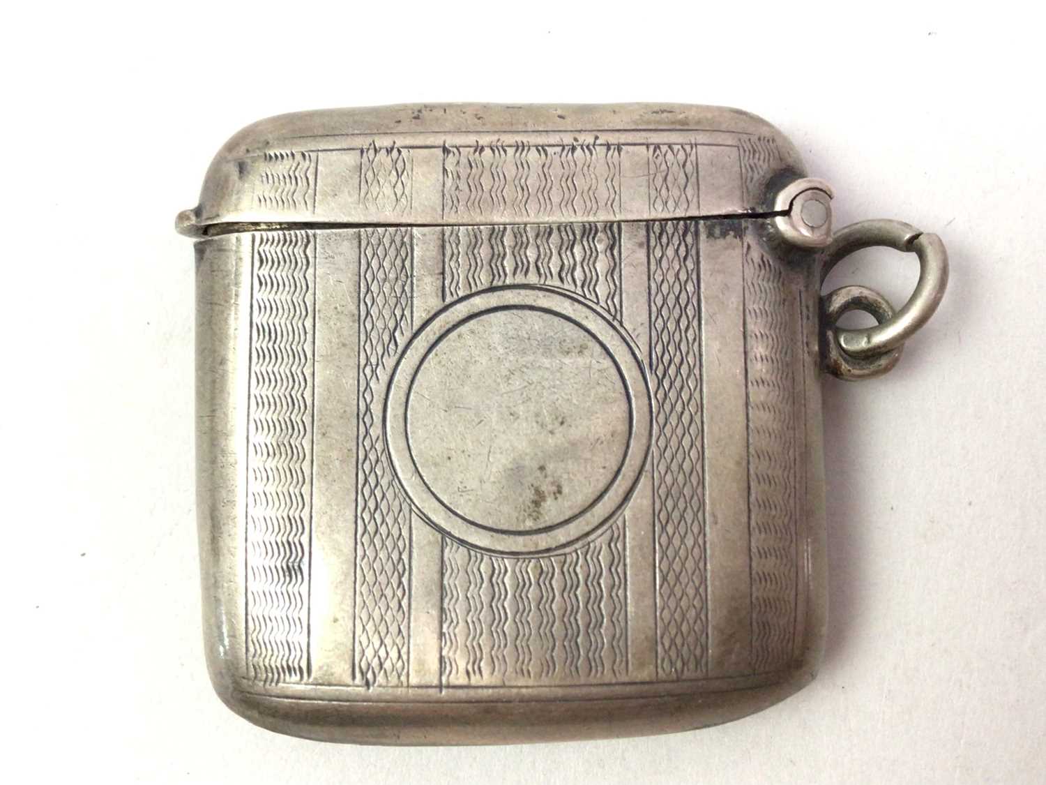 SILVER VESTA CASE, AND OTHER ITEMS