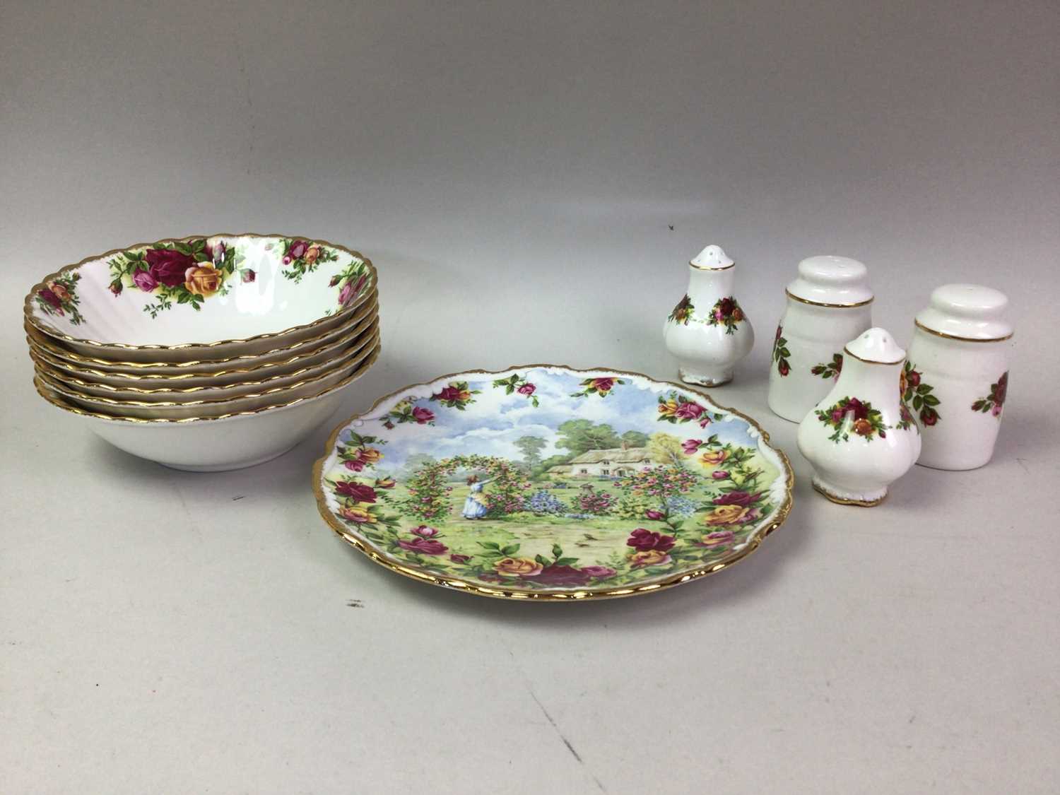 ROYAL ALBERT COUNTRY ROSES PART TEA SERVICE, - Image 4 of 6