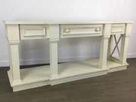 REPRODUCTION BREAKFRONT SIDE TABLE,