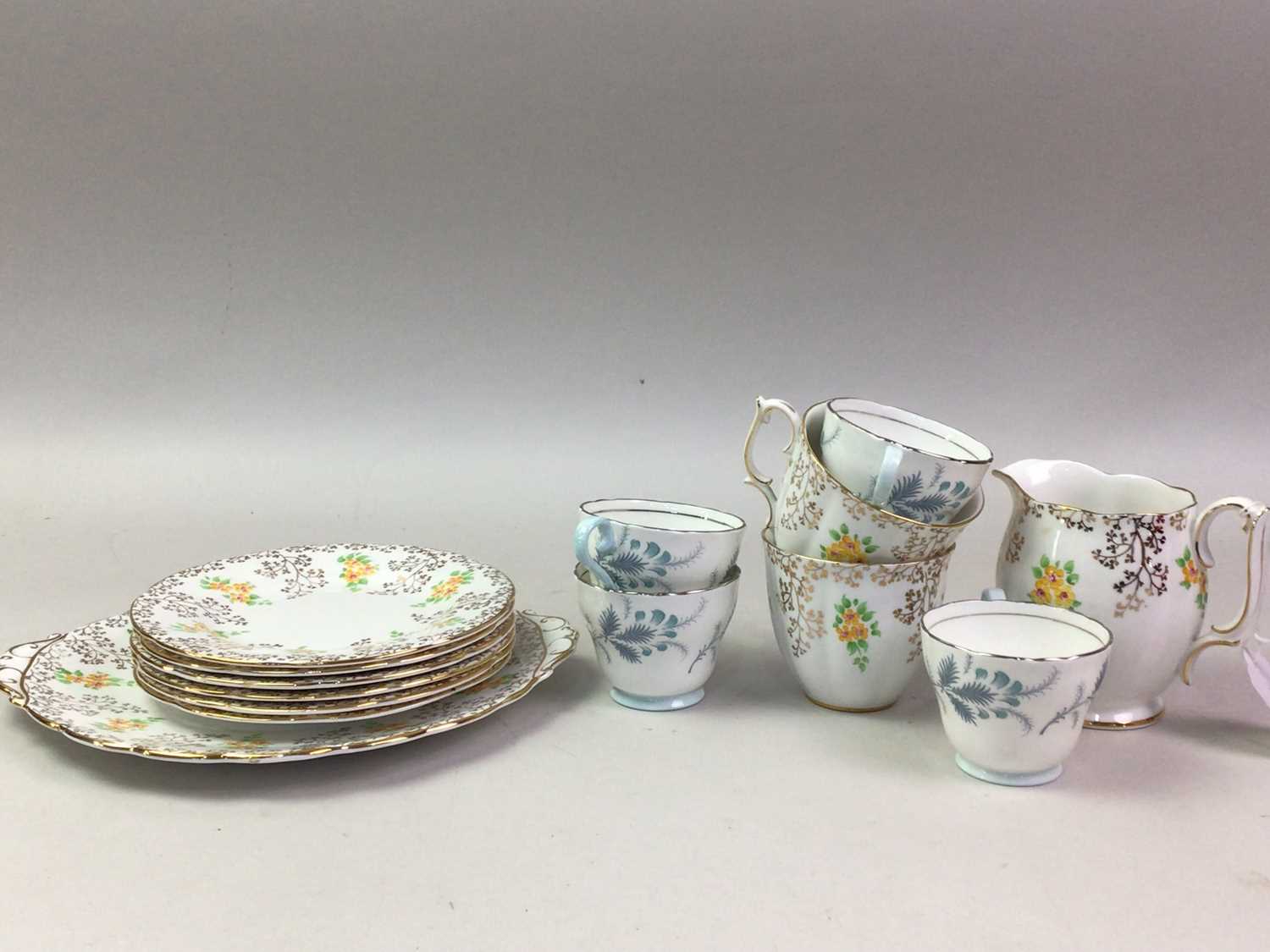 ROYAL ALBERT GOSSAMER PART TEA SERVICE, AND TWO OTHER PART TEA SERVICES - Image 2 of 5