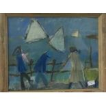 ABSTRACT, VIEW OF SAILING BOATS