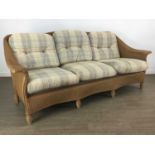 LLOYD LOOM THREE PIECE SUITE,