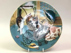 COUNTRY KITTENS COLLECTION GROUP OF PLATES, BY GRE GERARDI