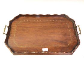 INLAID TRAY, AND OTHER ITEMS