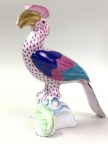 HEREND PORCELAIN HORNBILL,