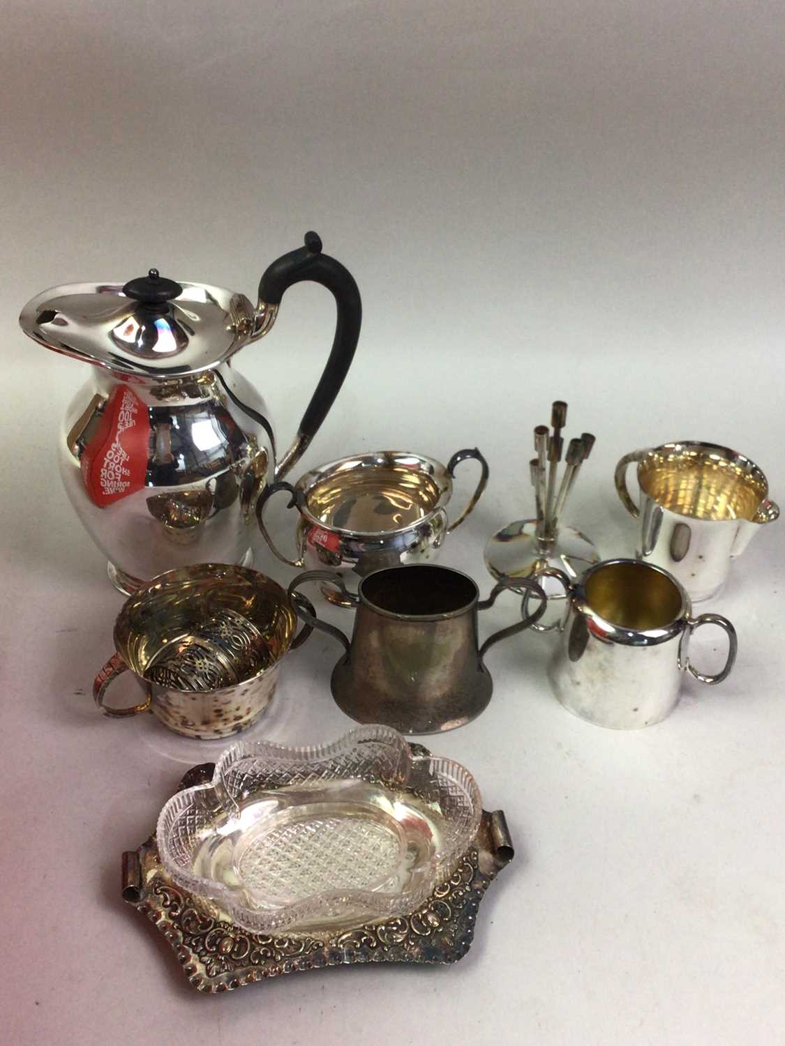 COLLECTION OF SILVER PLATED WARE, - Image 2 of 3