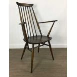 PAIR OF ERCOL GOLDSMITHS ELBOW CHAIRS,