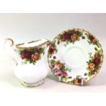 ROYAL ALBERT OLD COUNTRY ROSES PART TEA SERVICE, AND OTHER CERAMICS