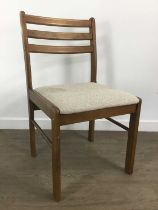 SET OF FOUR DINING CHAIRS,