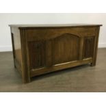 OAK BLANKET CHEST,