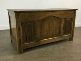 OAK BLANKET CHEST,