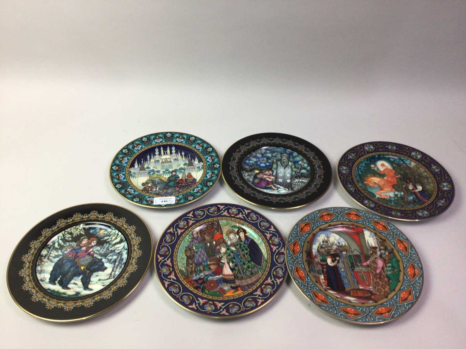 SET OF SEVEN HEINRICH VILLEROY & BOCH PLATES, - Image 2 of 2