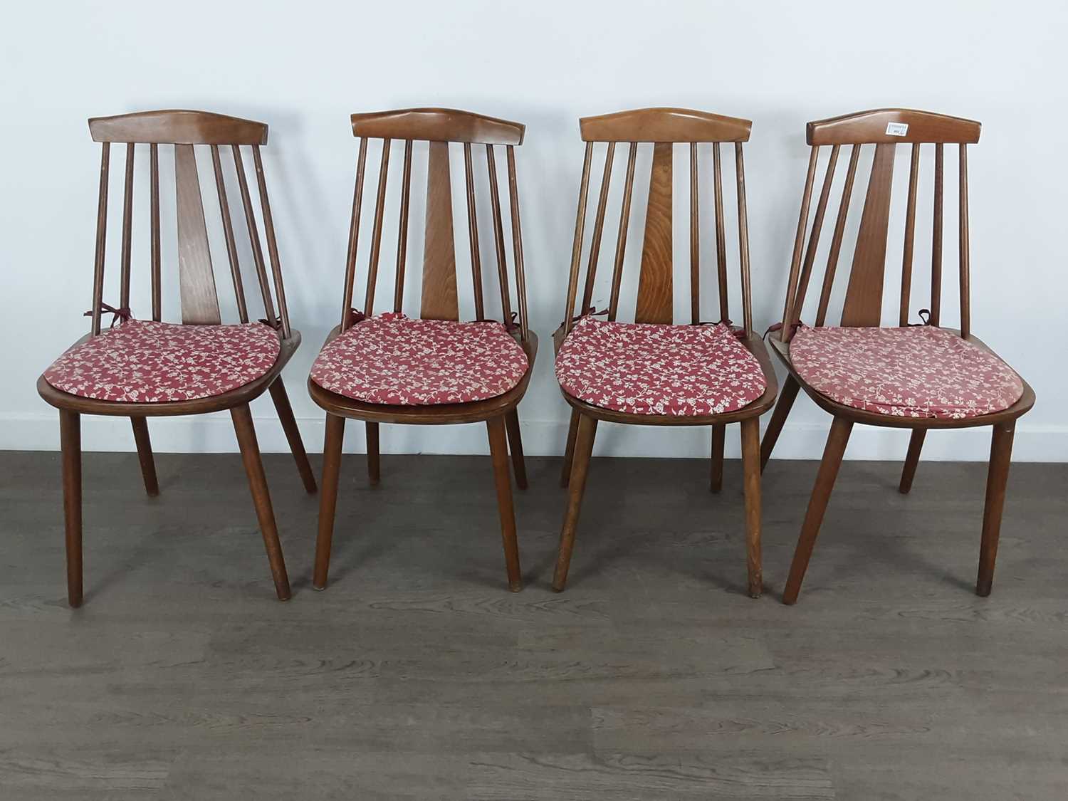 SET OF FOUR ERCOL STYLE KITCHEN CHAIRS, - Image 2 of 2