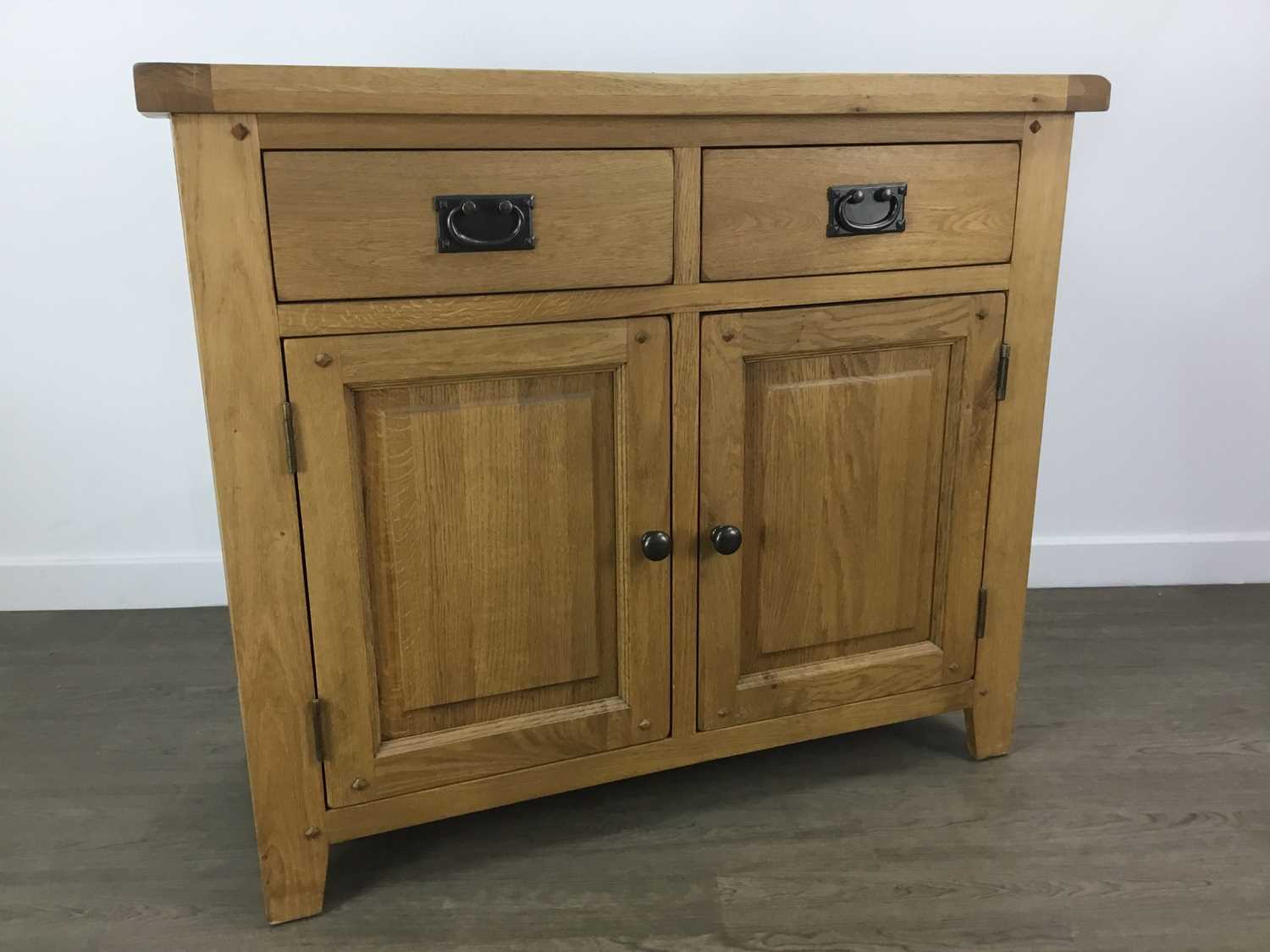 MODERN OAK SIDEBOARD,