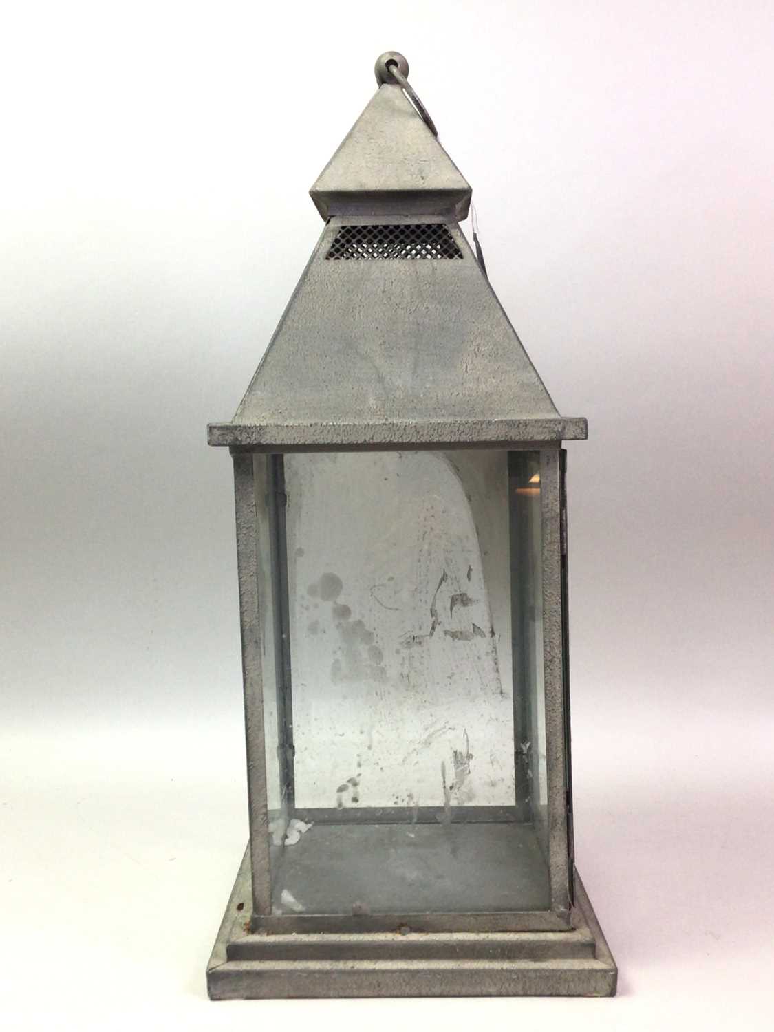 MODERNIST LANTERN, LATE 20TH CENTURY