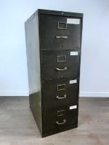 LIBRARY BUREAU FOUR DRAWER FILING CABINET,