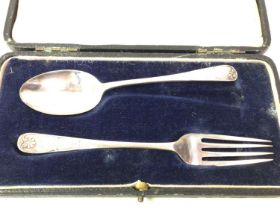 GEORGE V SILVER CUTLERY SET, ROBERT PRINGLE & SONS, SHEFFIELD, SHEFFIELD 1922