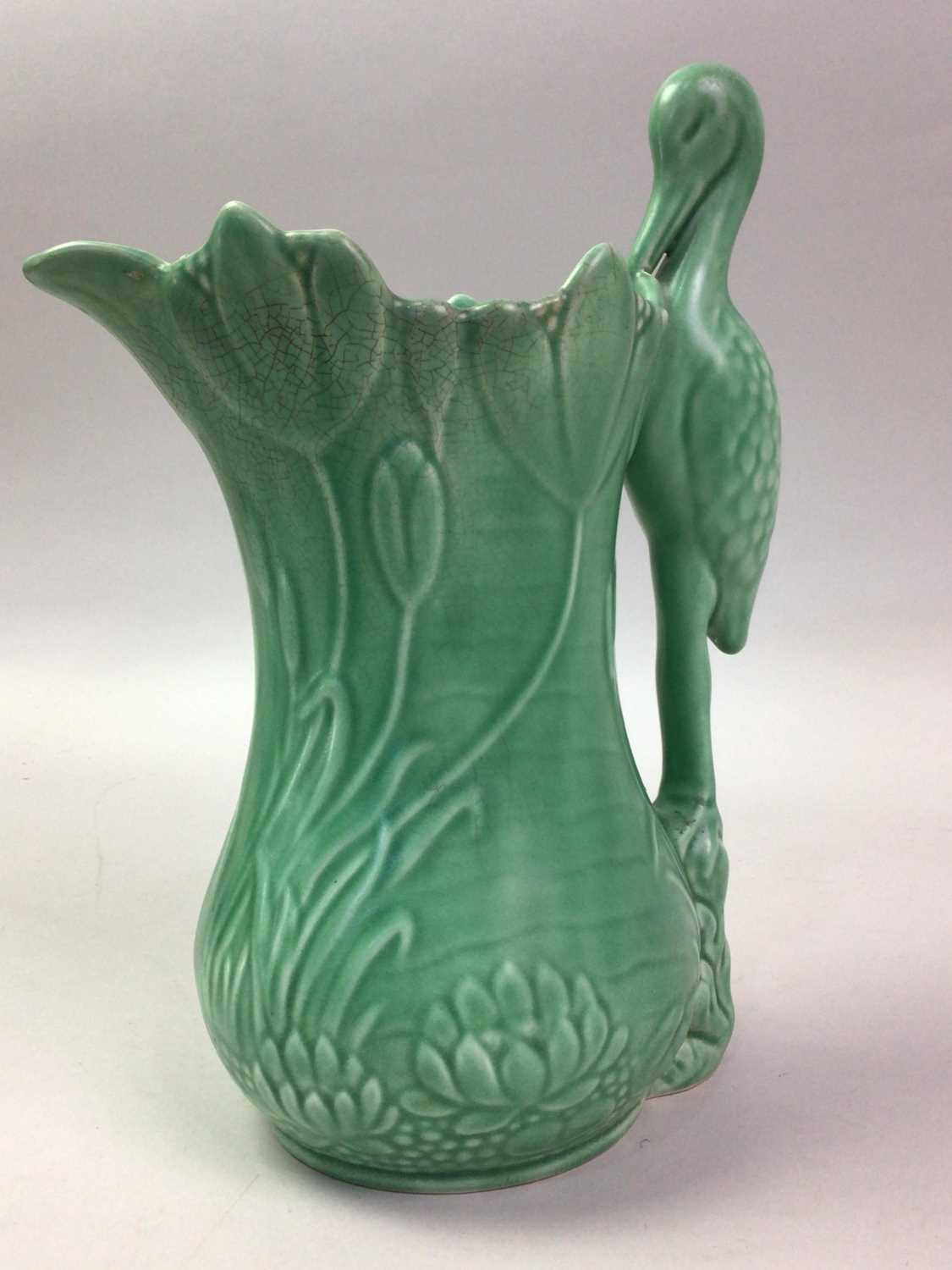 CARLTON WARE VASE, AND A SYLVAC JUG - Image 2 of 2