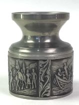 GROUP OF PEWTER,