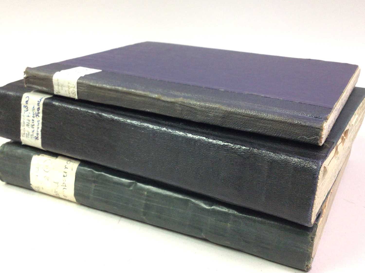 COLLECTION OF TRAVEL DIARIES, 1920/1930s