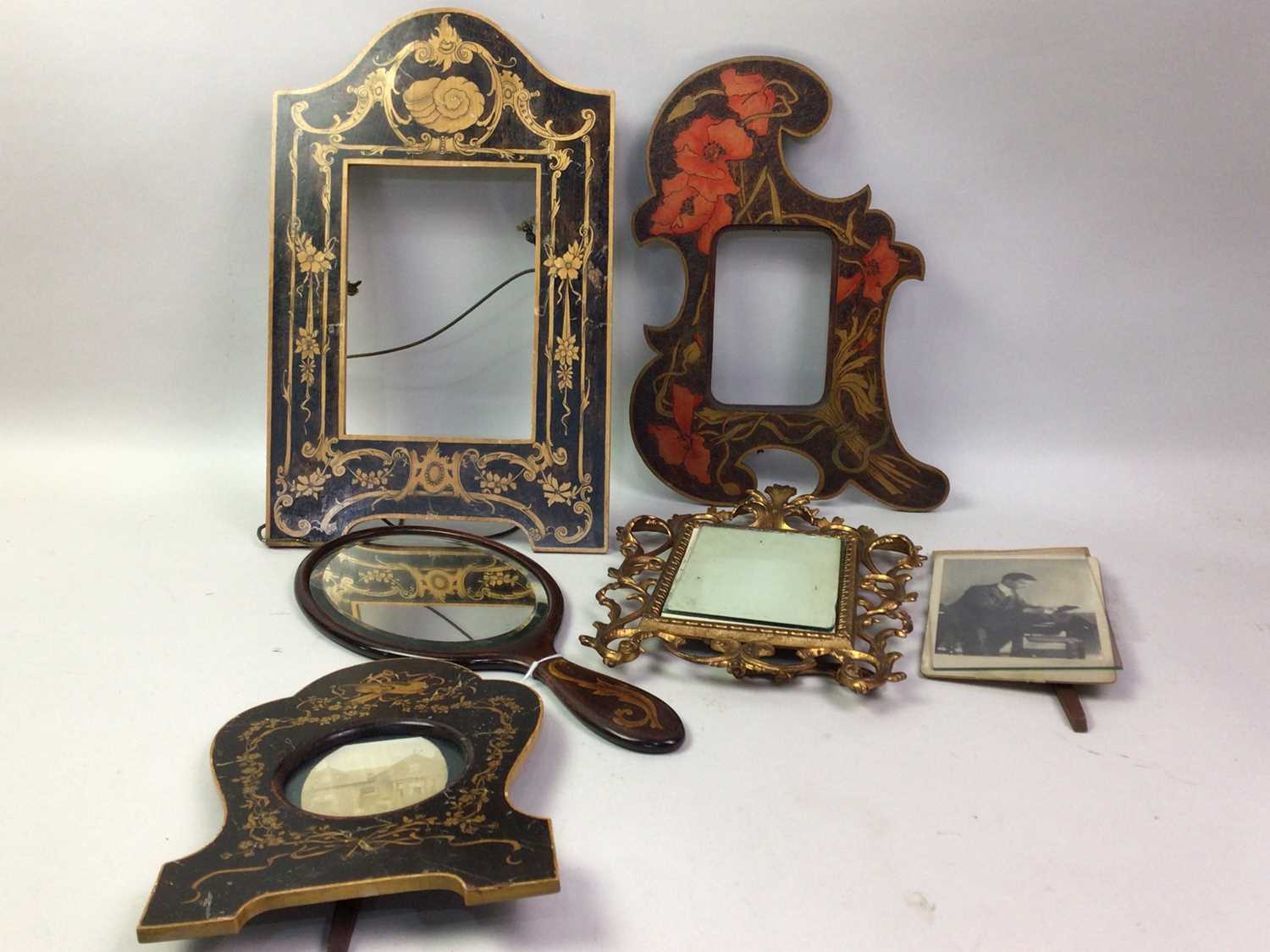 GROUP OF PHOTOGRAPH FRAMES, EDWARDIAN AND LATER - Image 2 of 2