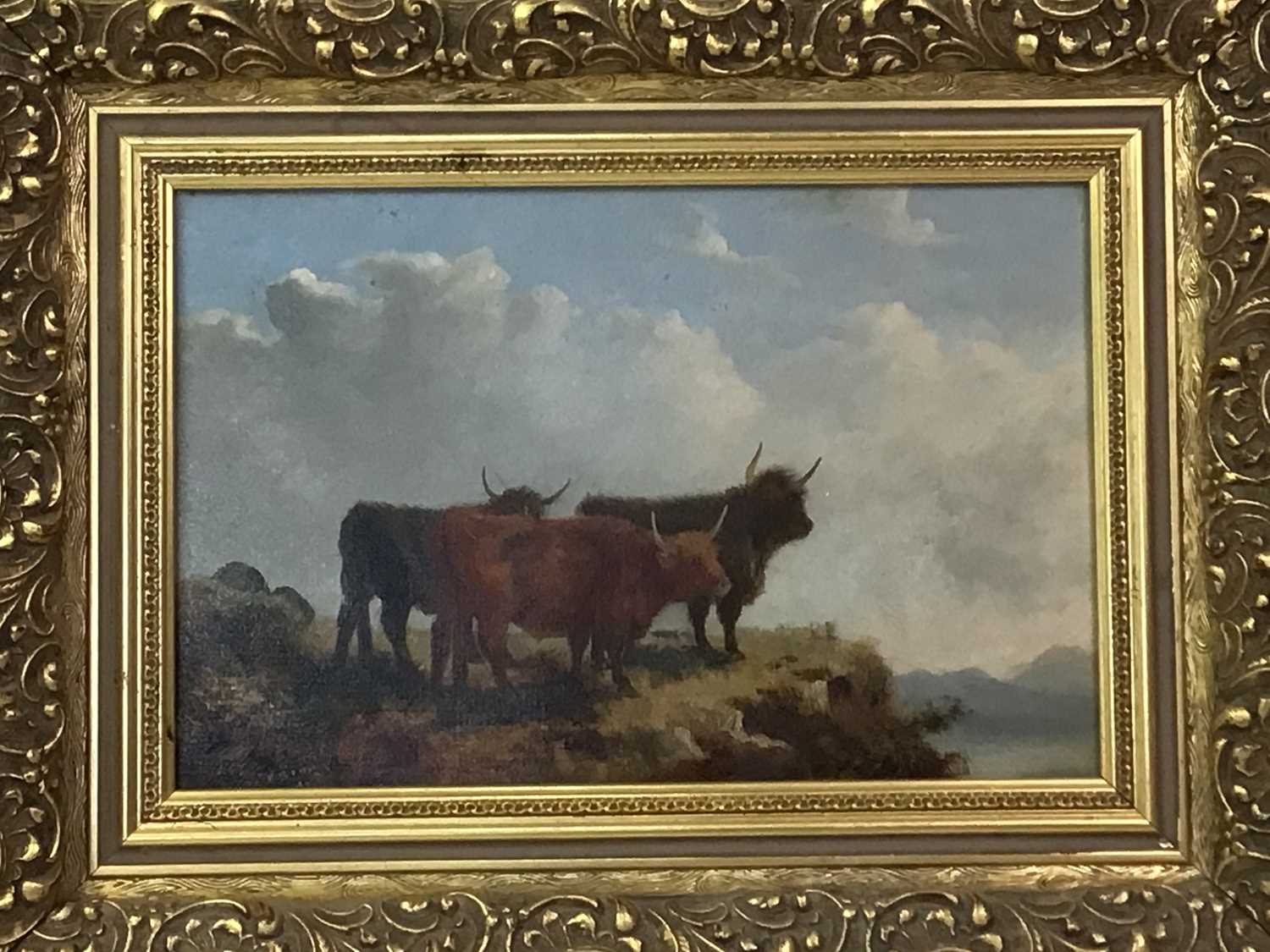 G BROWN (SCOTTISH 19TH CENTURY), HIGHLAND CATTLE