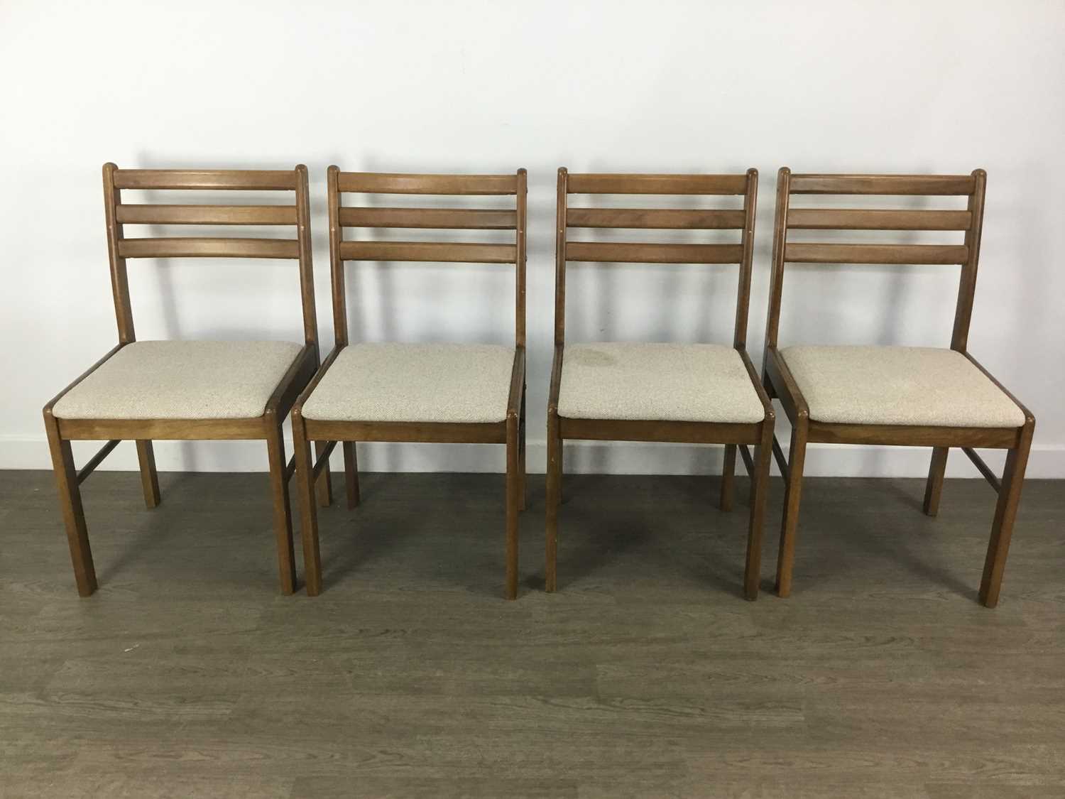SET OF FOUR DINING CHAIRS, - Image 2 of 2