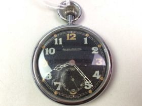 JAEGER LE COULTRE MILITARY POCKET WATCH,
