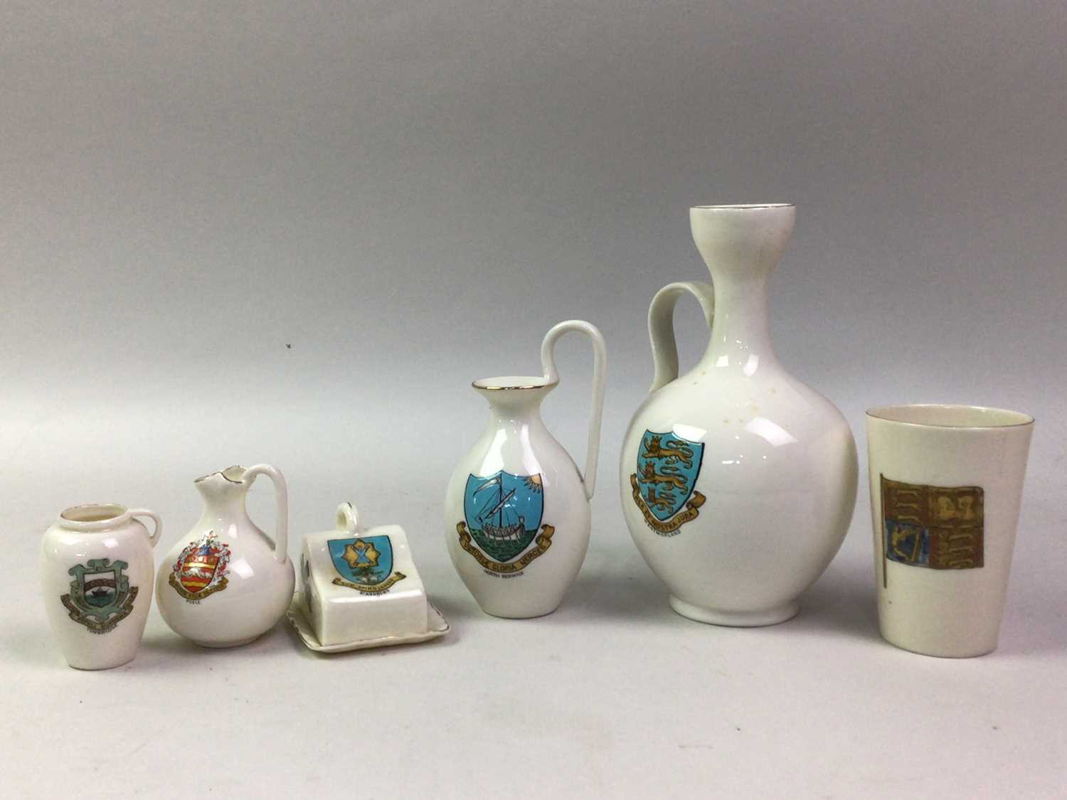 COLLECTION OF GOSS AND OTHER CRESTED CHINA, - Image 2 of 3