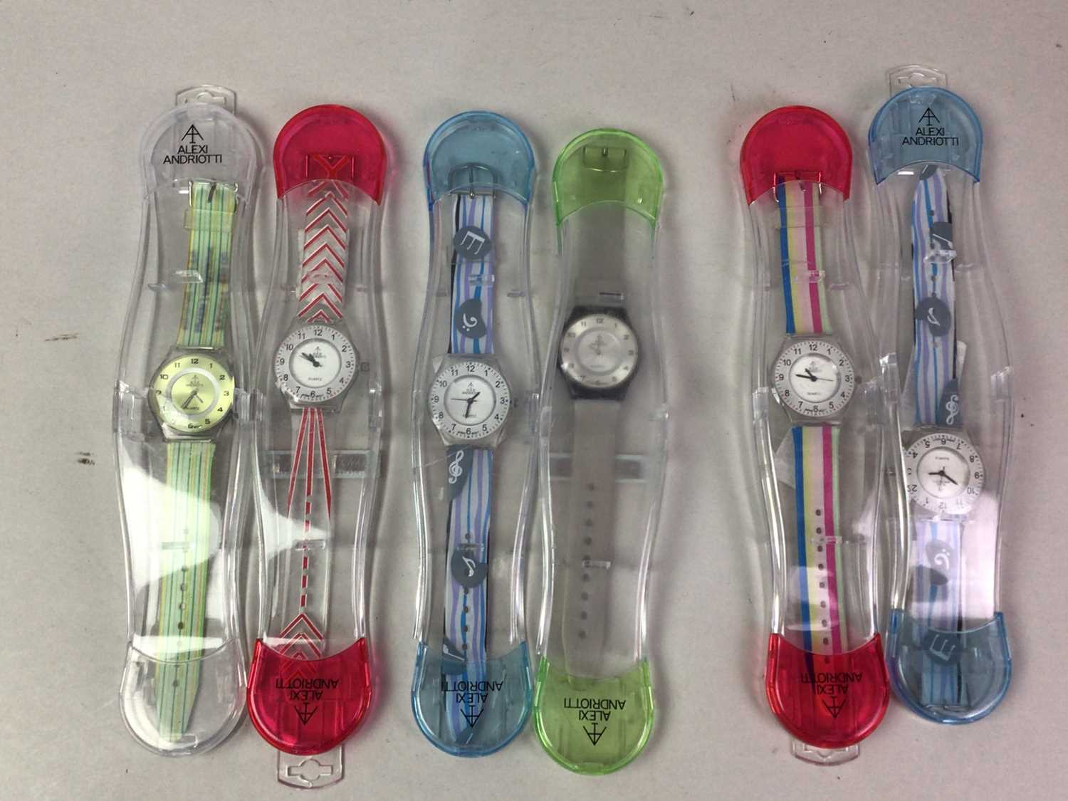 GROUP OF COSTUME WATCHES, - Image 3 of 4