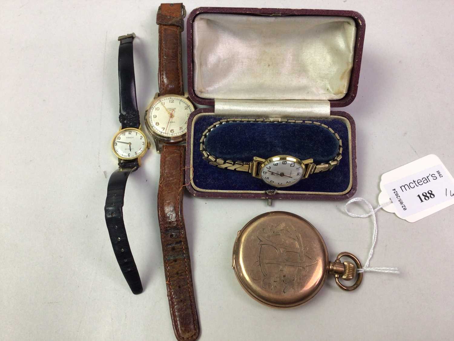 ROLLED GOLD POCKET WATCH, AND OTHER WATCHES - Image 2 of 2