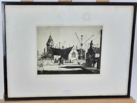 GROUP OF FOUR ETCHINGS, BY WILLIAM WALCOT, TOM MAXWELL AND CHARLES WATSON
