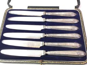 GROUP OF SILVER FLATWARE,