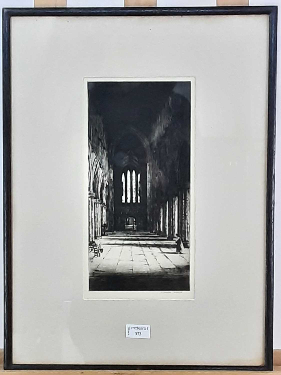 * WILLIAM DOUGLAS MACLEOD (SCOTTISH 1892 - 1963), CATHEDRAL INTERIOR