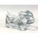 ART VANNES GLASS DISH,