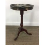 MARBLE TOPPED WINE TABLE,